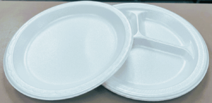 DISPOSABLE FOAM PLATES 9"