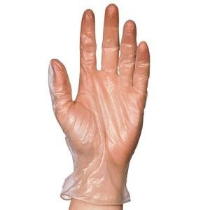 EXAMINATION GLOVES VINYL CLEAR POWDER FREE