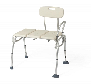 TRANSFER BENCH WITH BACK