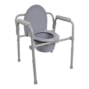 STEEL 3-1 FOLDING BEDSIDE COMMODE