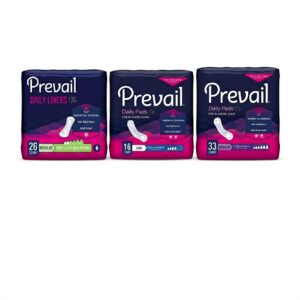 ADULT FEMALE BLADDER CONTROL PAD PREVAIL