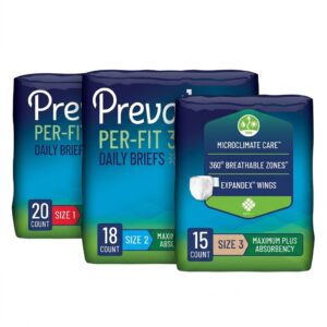 ADULT UNISEX BRIEF PREVAIL PER-FIT 360  MAXIMUM PLUS ABSORBENCY